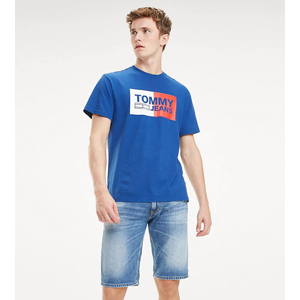 Tommy Hilfiger pánské modré tričko Essential - XXL (434)